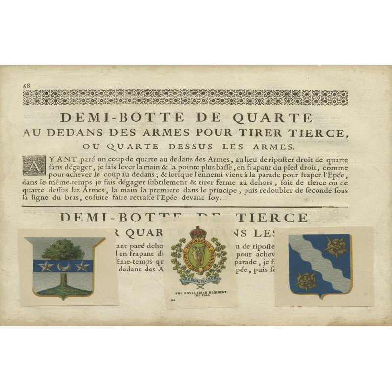 Vintage Armes & Crests I by Vision Studio - Wrapped Canvas Art Prints, 30cm H x 46cm W x 3.8cm D