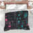 Cyan vif et rose vif