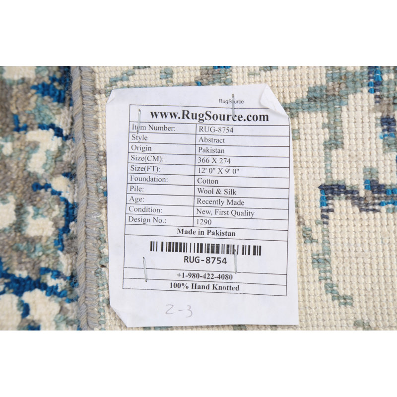 One-of-a-Kind 9' X 12' New Age Area Rug in