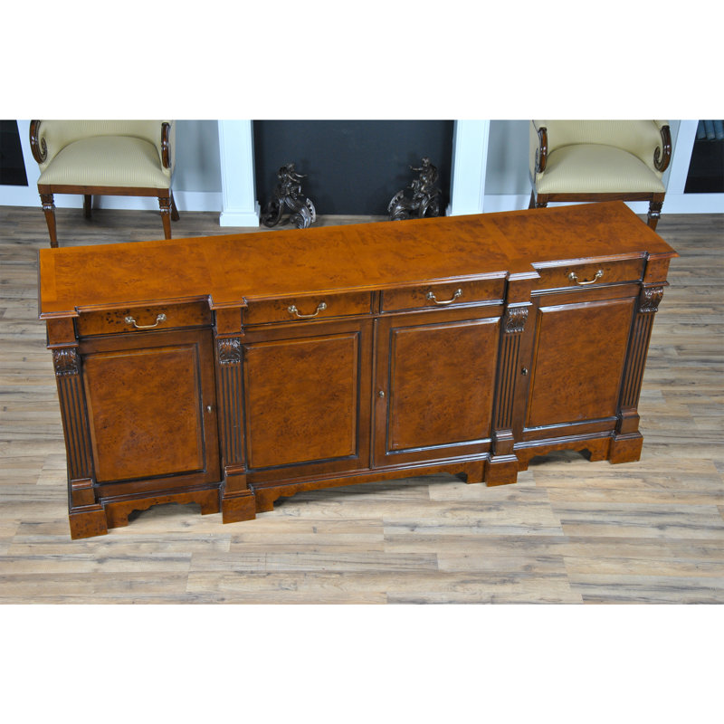 Buffet en Penhurst burled, Light Brown