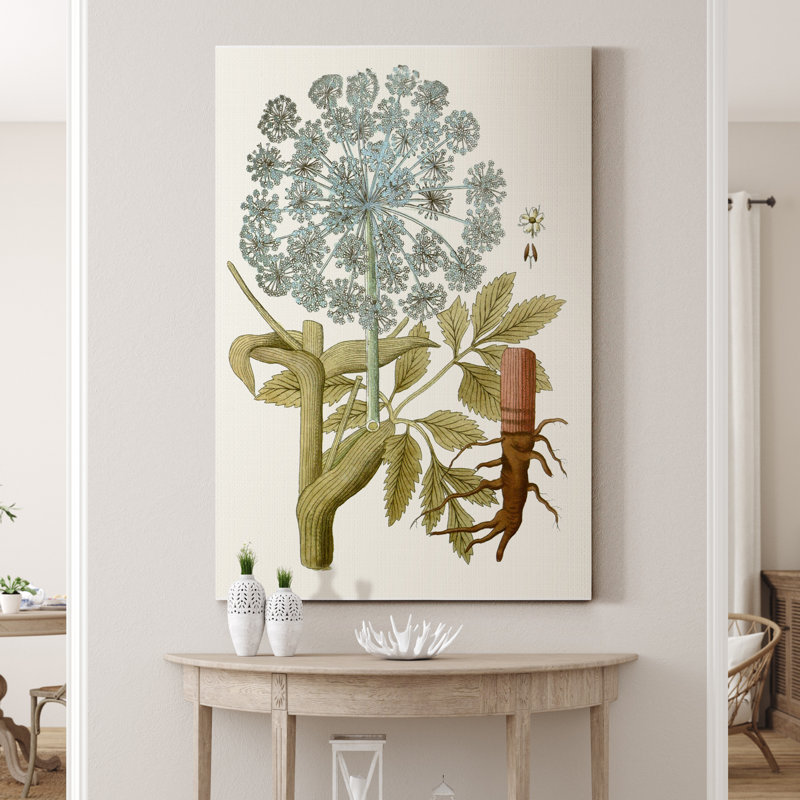 « Lacy Leaves III », reproduction d’art sur toile tendue, H 48 po x l 32 po x P 1 po
