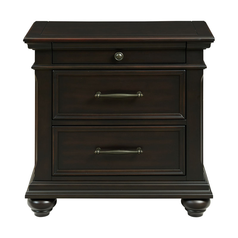 Alephonia 28'' W Nightstand, Black