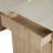 82.6" Fluted Kitchen Island with Extendable Dining Table for 4-6, Island Table for Kitchen with Power Outlet, Kitchen Table with Double-Side Storage, 2 Drawers 2 Side Open Shelves, Natural-2116059107