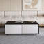 Table basse moderne et intelligente avec réfrigérateur intégré, haut-parleurs Bluetooth, chargement sans fil, prise de courant, ports USB, lumière RVB-479704207-500908999