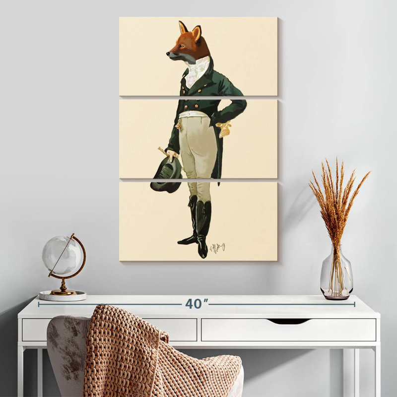 Dandy Fox, H 32" x l 20"