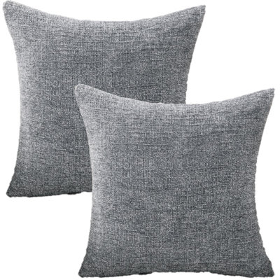 Housse de coussin en chenille 18 po