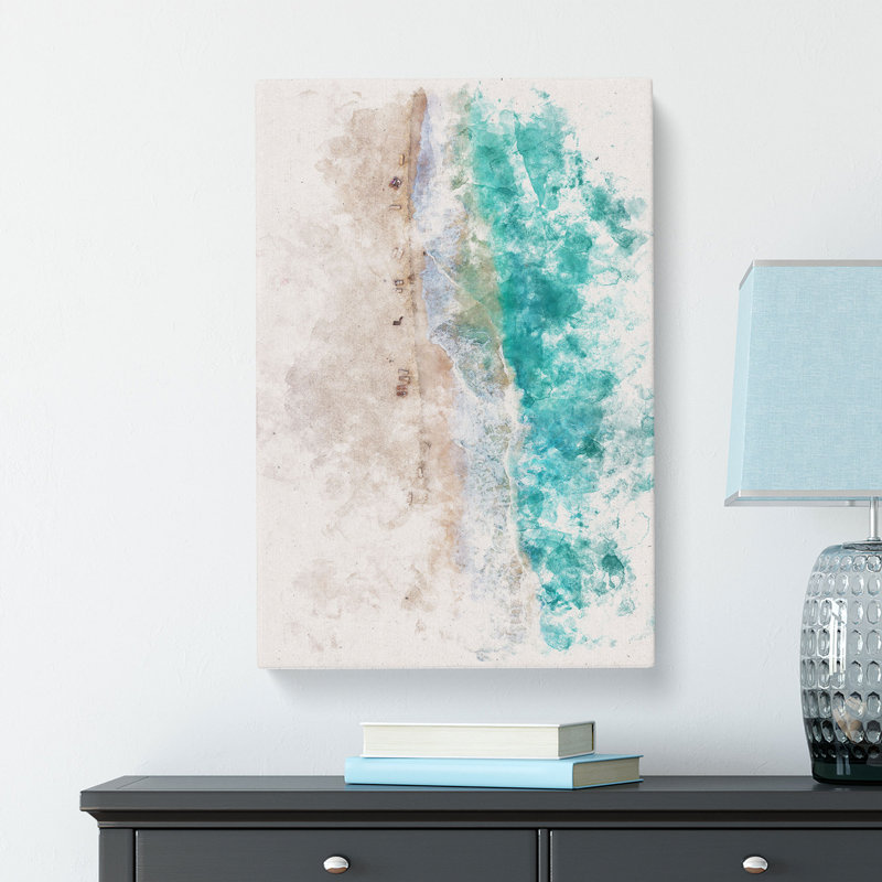 Cancun Beach in Mexico - Wrapped Canvas, 76cm H x 45cm W x 4cm D