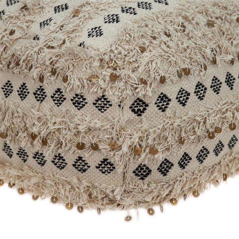 Danbee Embroidered Cotton Throw Pillow