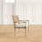 Willshire Rattan Shield-Back Settee
