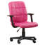 Mid-Back Quilted Vinyl Swivel Task Office Chair-777223924-777223926