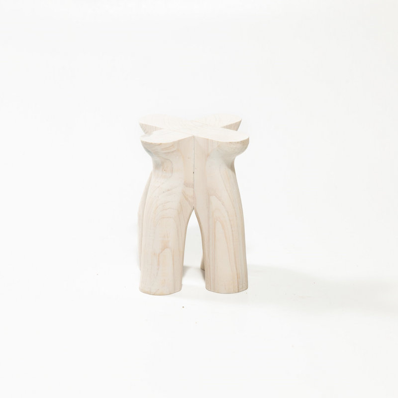 Tabouret décoratif Josslyn, Blanc