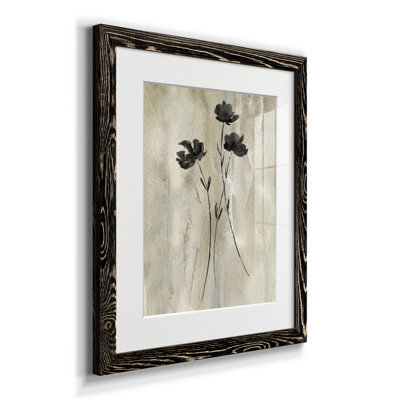 " Sumi-e Silhouette III " Painting Print