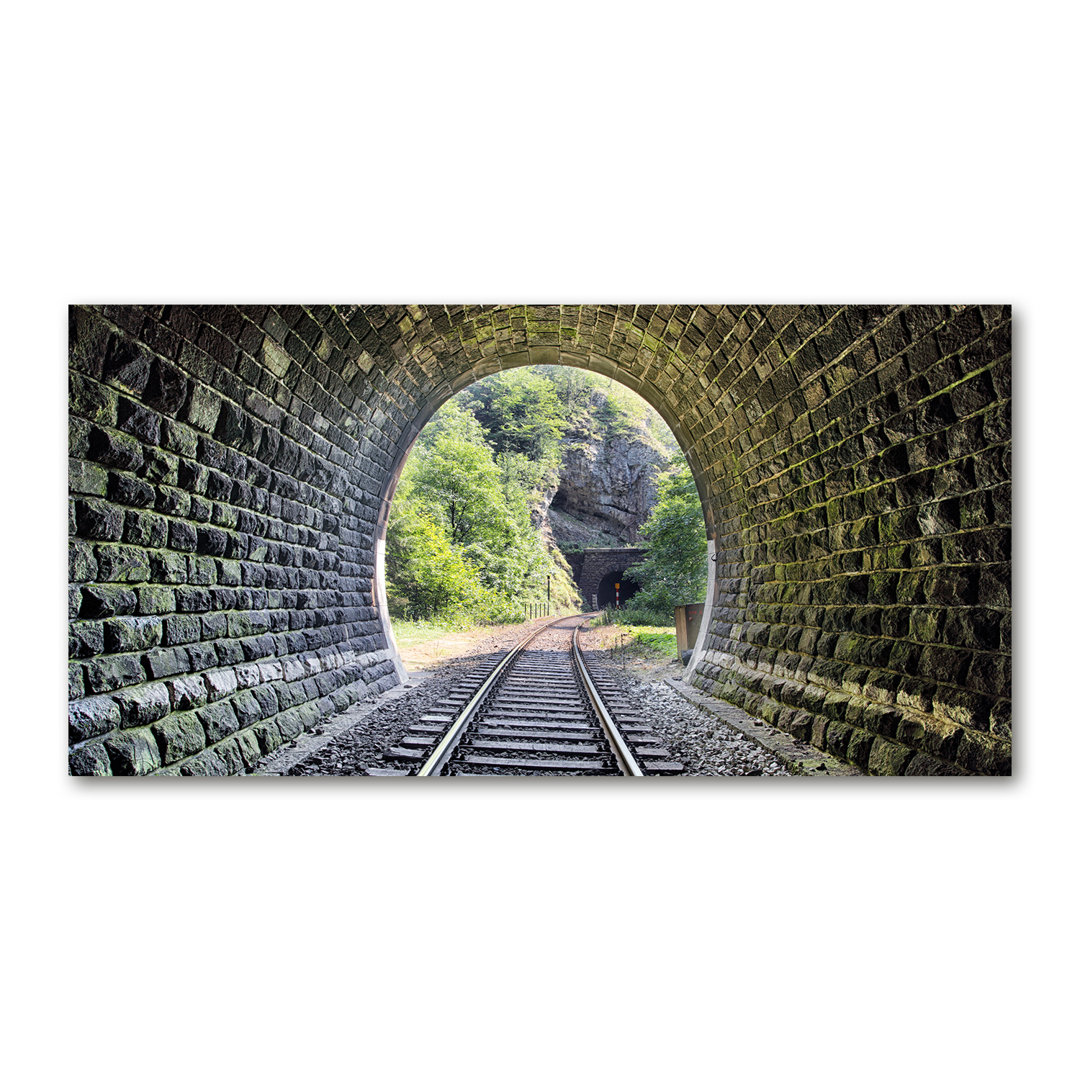 Eisenbahntunnel - Kunstdrucke auf Leinwand