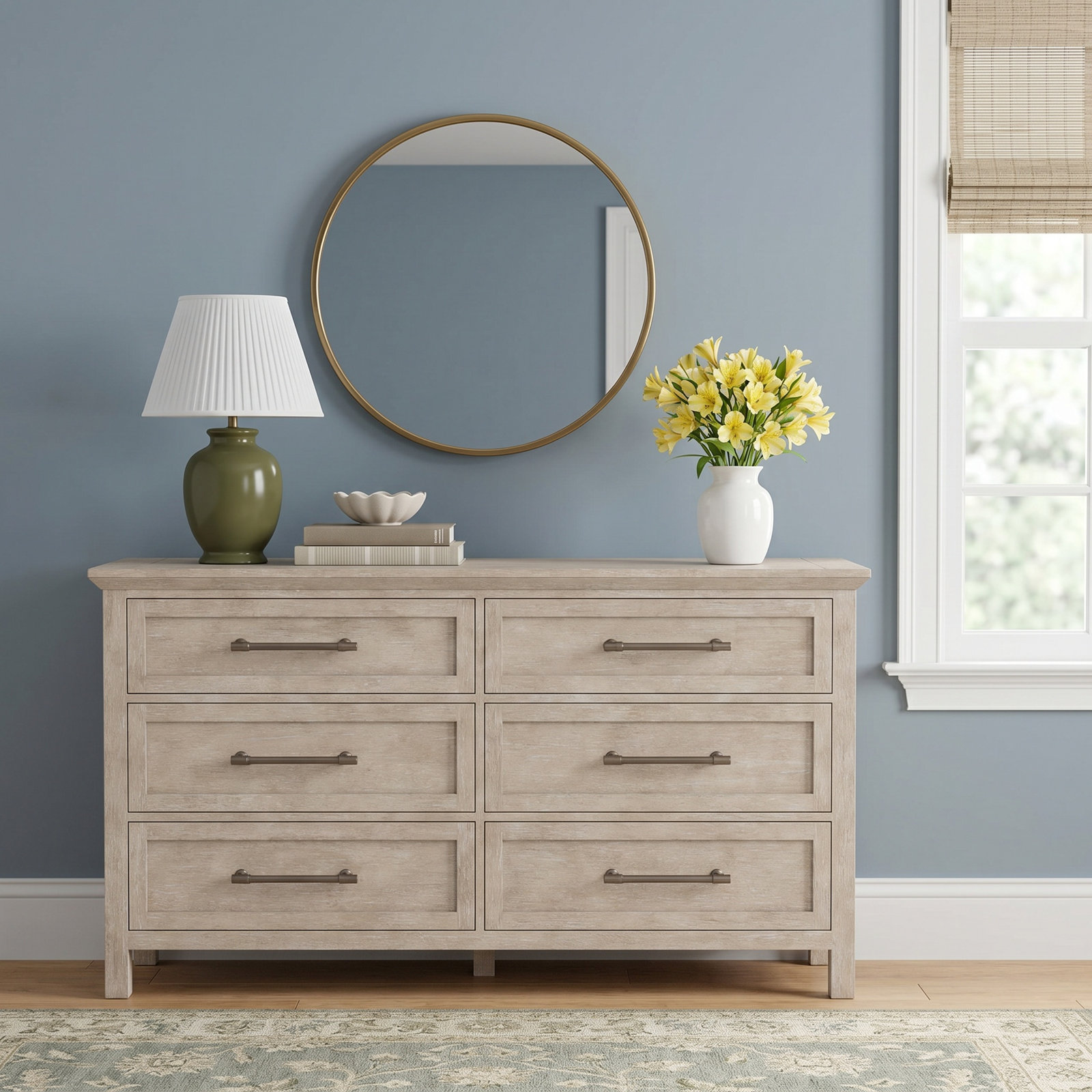 Walter Dresser and Mirror Set