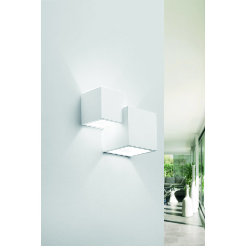 Fifield Gypsum LED Flush Mounted Sconce