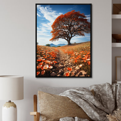«A Canopy Tree in Wildflowers I», reproduction sur toile