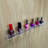 Rebrilliant® 15" Wall Mount 6 Pack Clear Acrylic Bookshelf For Nail Polish, Makeup, Action Figure Collections Wall Shelf 7D3F3750CB2E4E7AB711ED64B19A8268