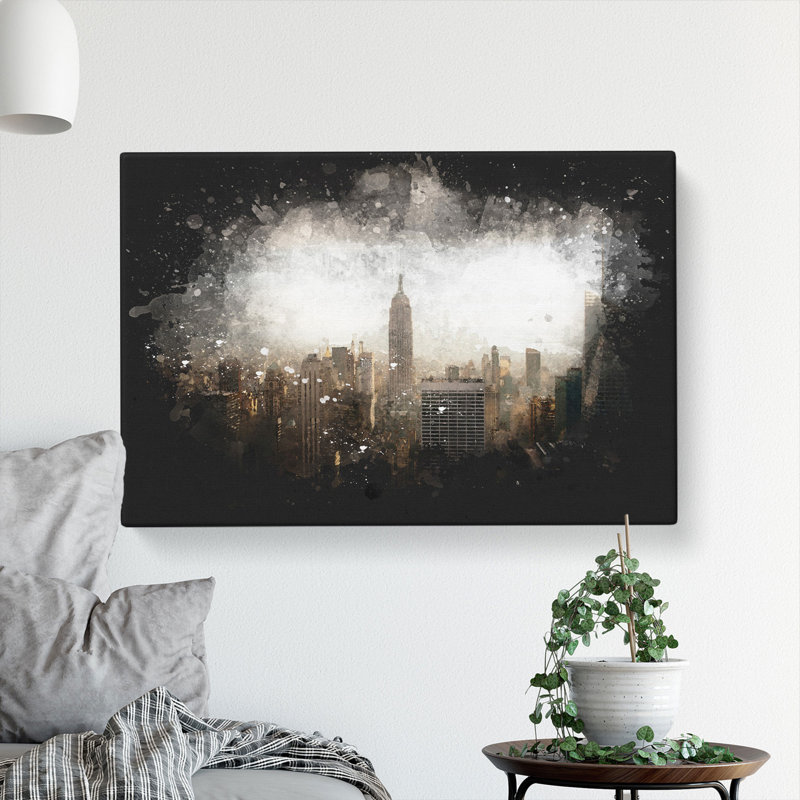 New York Skyline Vol.5 - Wrapped Canvas Print, 50cm H x 76cm W x 3cm D