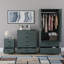 Maybery 3 Piece Bedroom Set (3 Drawer Bedside Chest, 5 Drawer Chest, 2 Door 2 Drawer Wardrobe), (4)-398419766