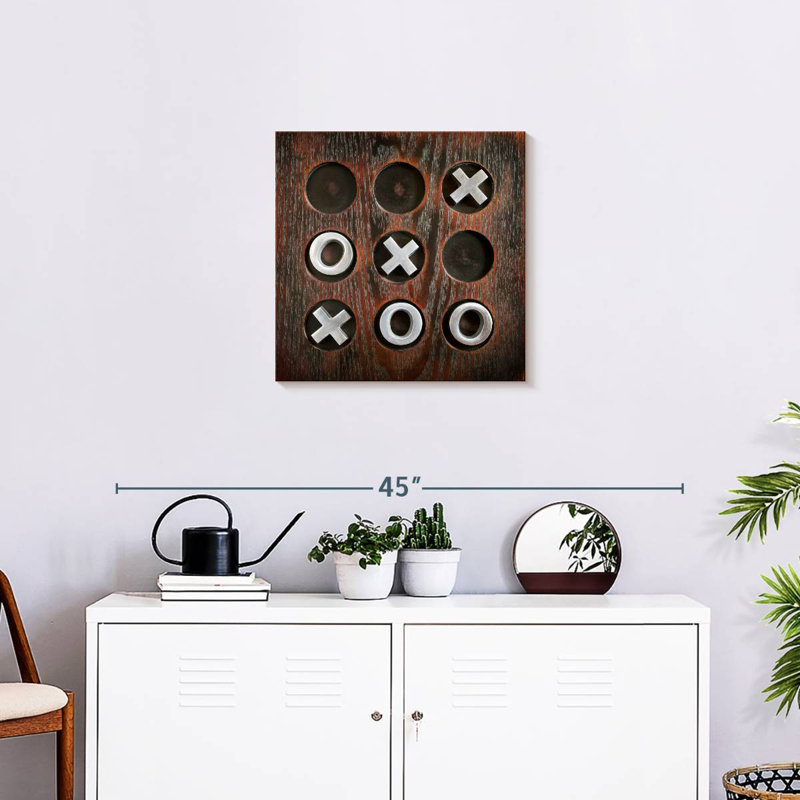 Tic Tac Toe Senne, H 20 po x l 20 po