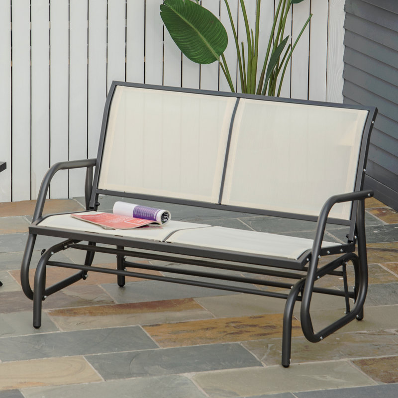 Banc oscillant pour 2 personnes Outsunny