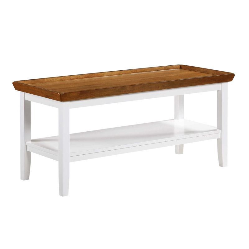 Gwen Coffee Table, Driftwood/White