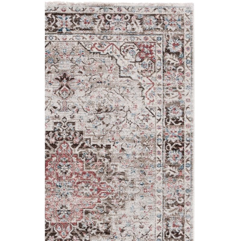 Modestino Antique Patina Performance Oriental Rug, Rectangle 4' x 5'7"