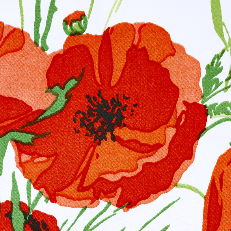 Tissu Joni Chintz, Rouge