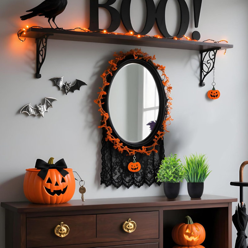 Faux plantes 4 paquets de plantes artificielles petites plantes artificielles noires accessoires de salle de bain pour Halloween salle de bain cuisine maison table basse bureau bureau intérieur
