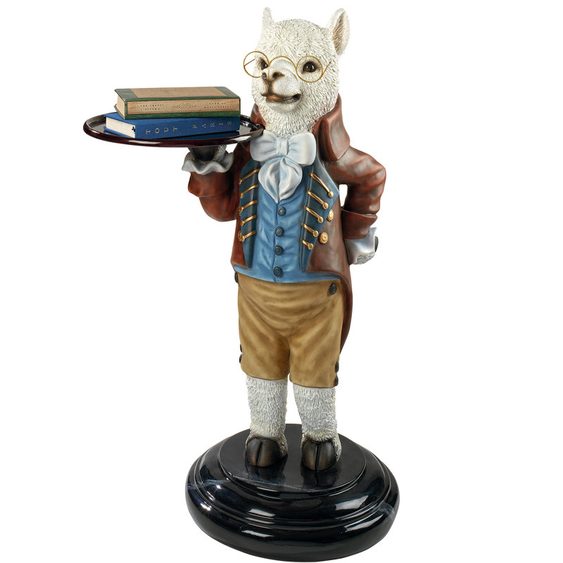 Table sculpturale Alfred the Alpaca Butler