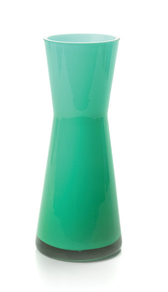 Alaina Glass Table Vase, Teal