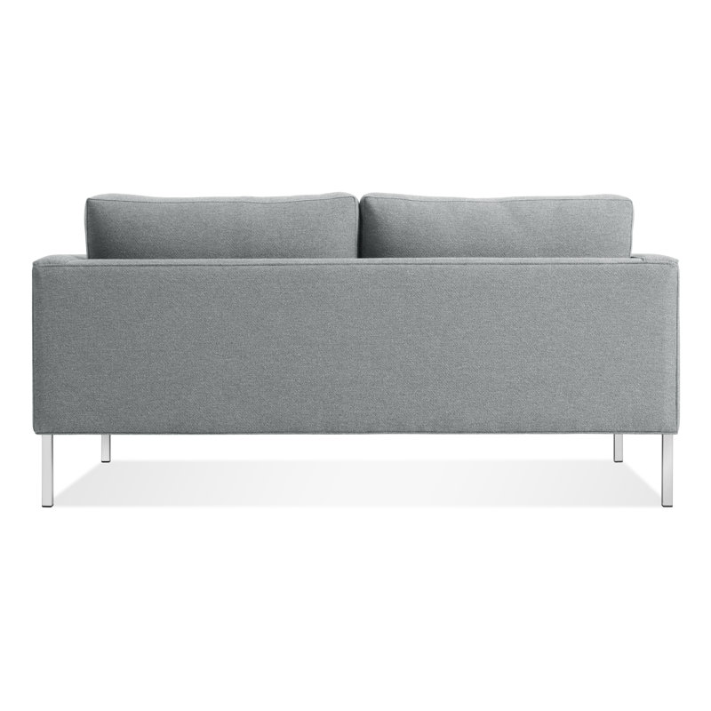 Paramount Loveseat, Sanford Ceramic Crossweave, Metal