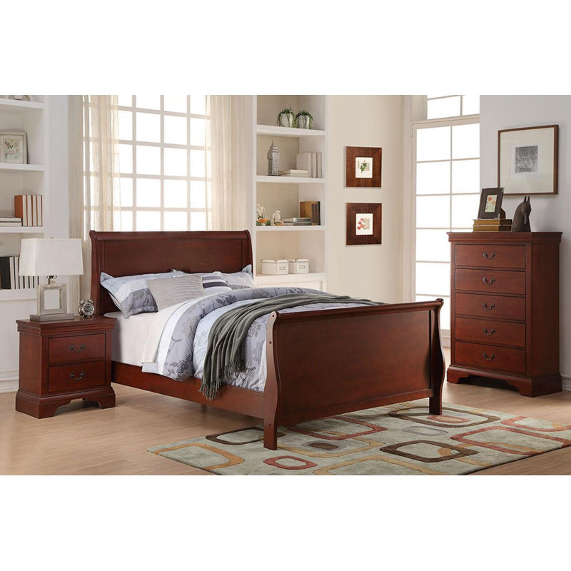 Ezariyah Bed, Twin, Black
