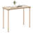 48" Outdoor Counter Height Table Patio Bar Table Heavy Duty Rectangle Metal Frame