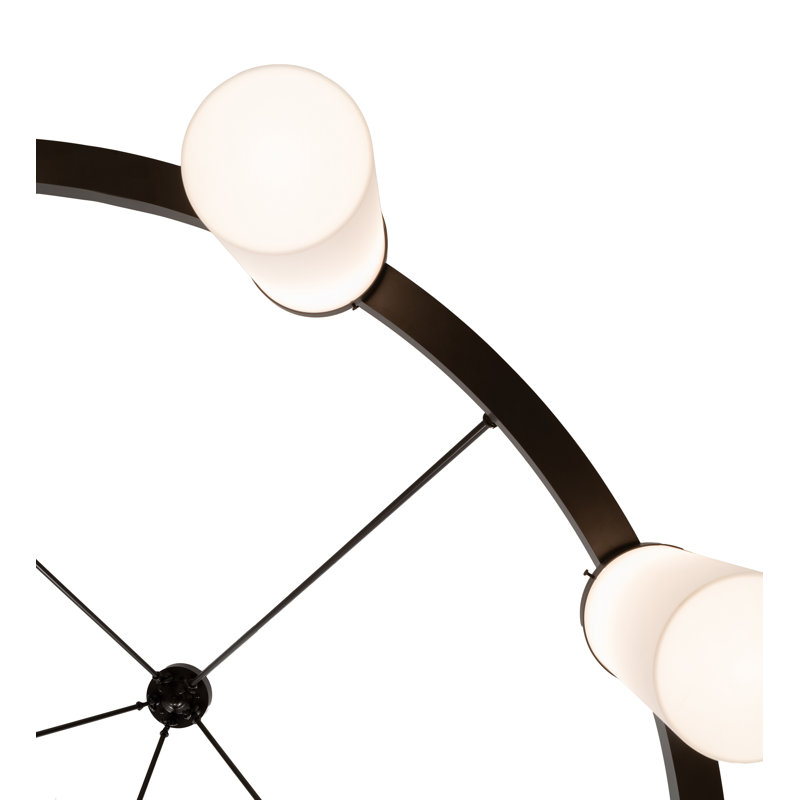 Afsara 10 - Light Dimmable Wagon Wheel Chandelier
