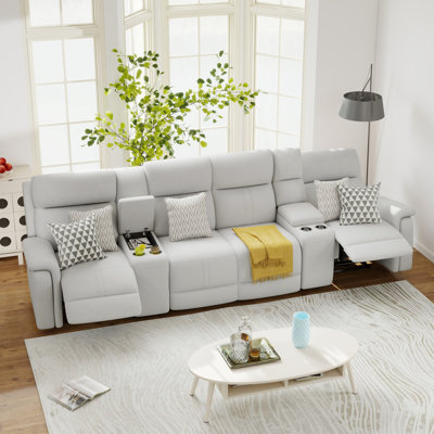 Satori 138.6'' Upholstered Power Reclining Sofa