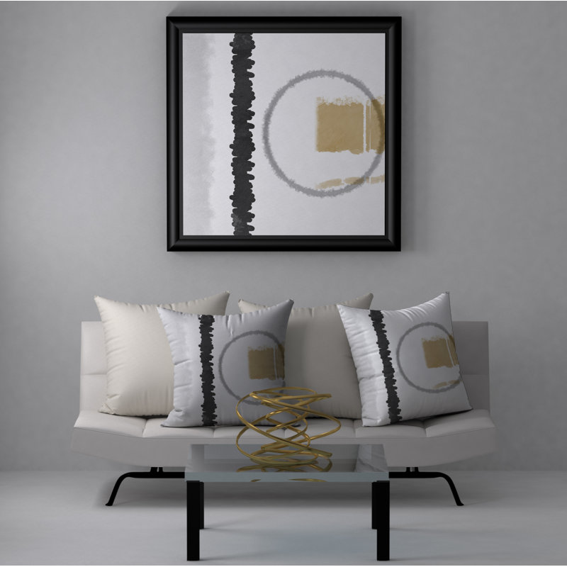 Reversible Throw Pillow, 24" x 24"