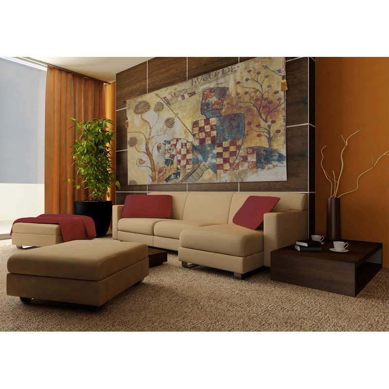 Loom Woven Cotton Blend Wall Hanging