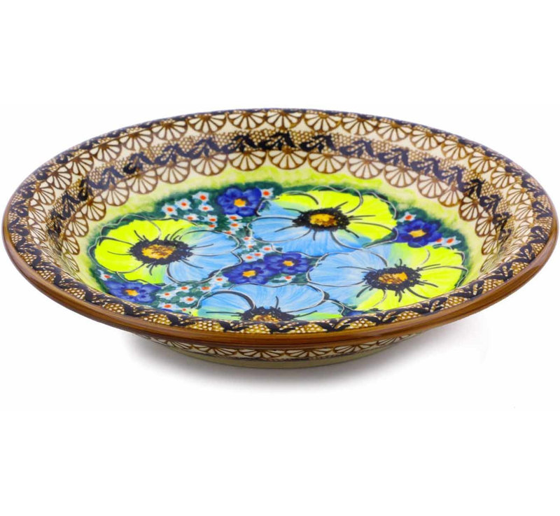 Polish Pottery Handmade Stoneware Pasta Bowl