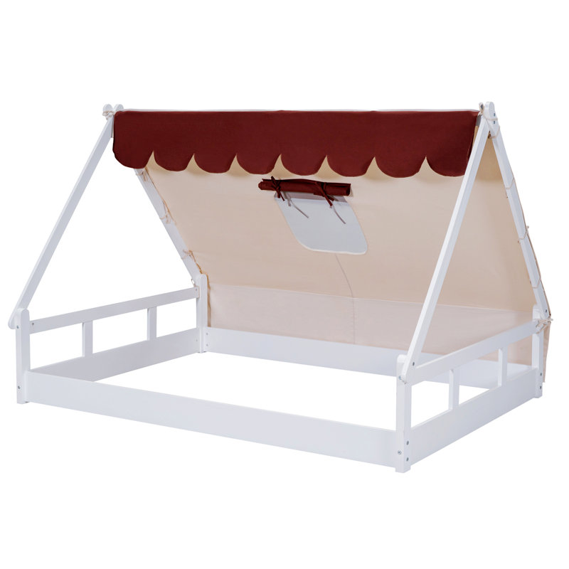 Lit plateforme Aviannah, Brun