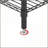 Garment Rack, Heavy Duty Freestanding Closet Organizer with 8 Adjustable Shelves &amp; 5 Rods | Black | Metal