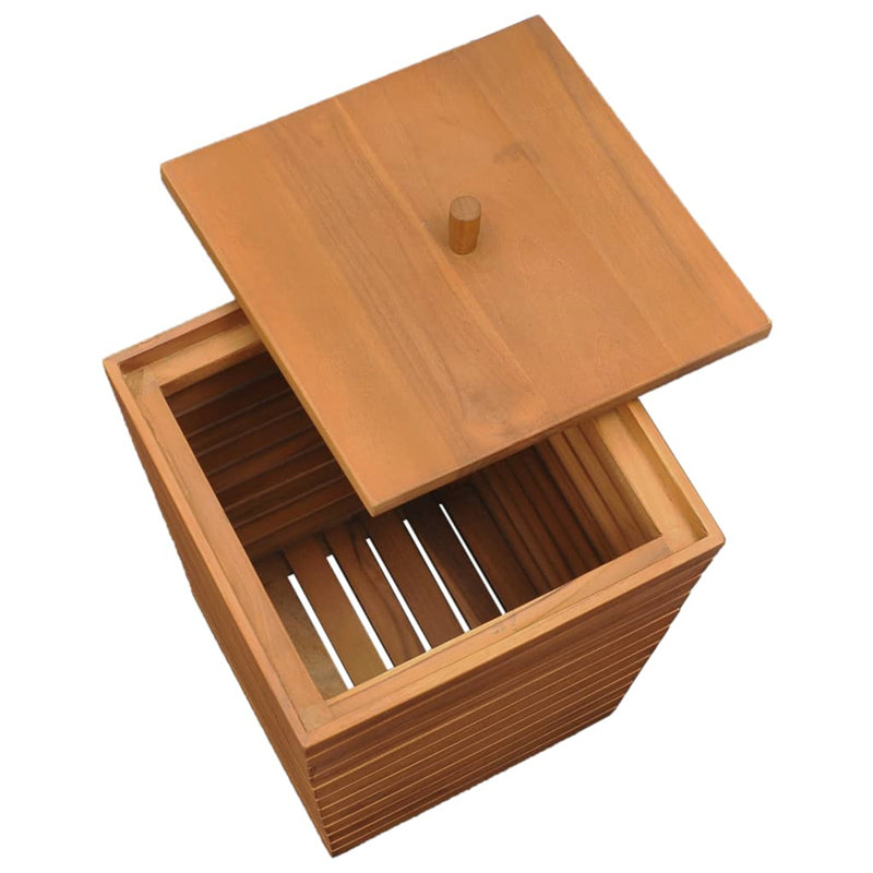 Wood Laundry Bin