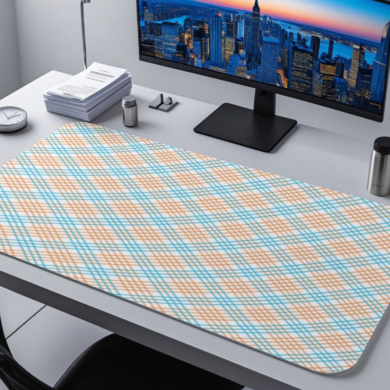 Polyester Desk Pad, 14.4x12.1
