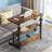 Alyiah Height Adjustable C Side Table With Wheels-457196733-457196730