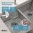Ruvati 36" Apron-front Workstation Low-Divide  50/50 Farmhouse Kitchen Sink Stainless Steel