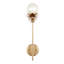 Applique murale moderne dorée 6,5 en 1 lumière (25 watts) Florette