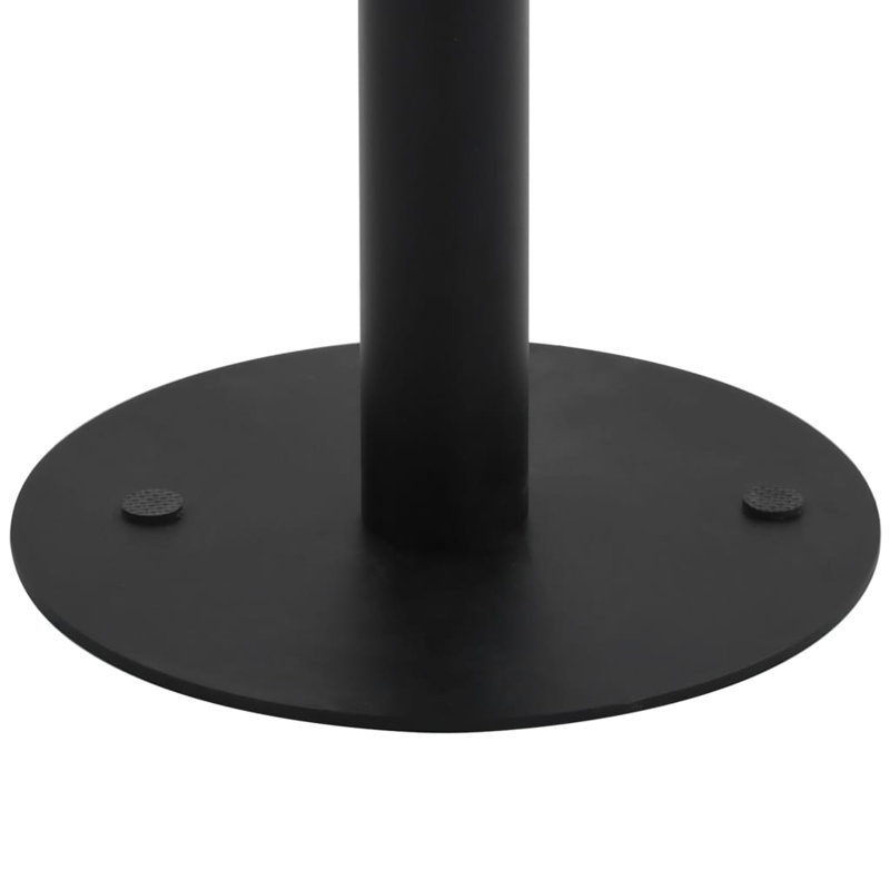 Anaël Round Dining Table, Black, H75 x L60 X W60cm