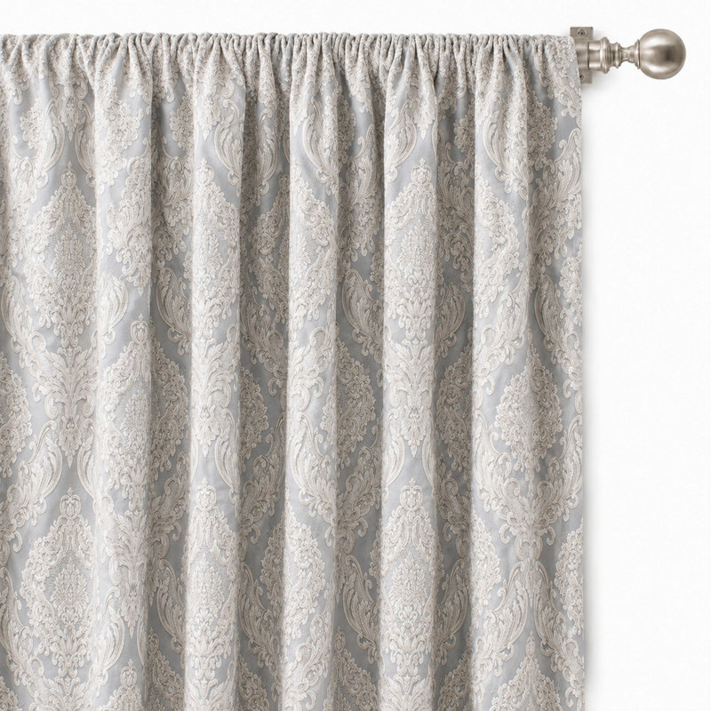 Damask Jacquard | Varley Fabric, Silver