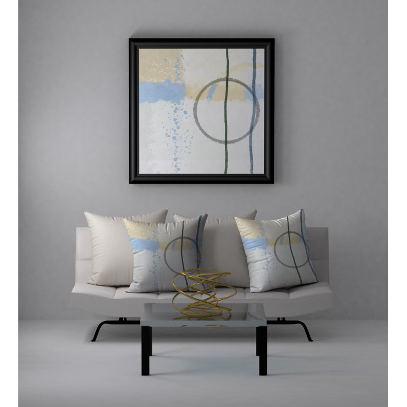 Housse de coussin décorative carrée et insert vital attraction, 24 po x 24 po