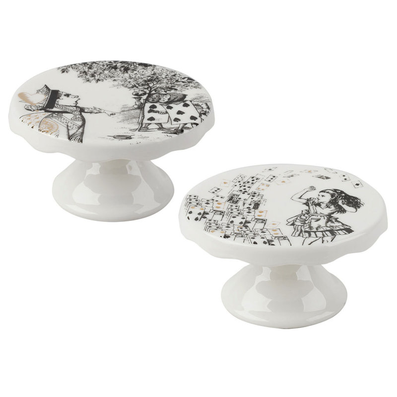 Alice In Wonderland Ceramic Cake Stand